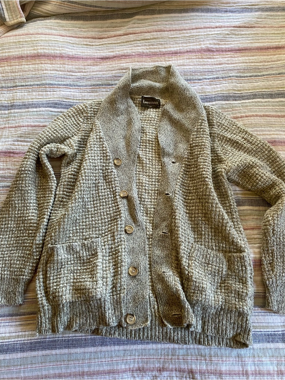 L.L. Bean Shawl Collar Cardigan - Heather Olive